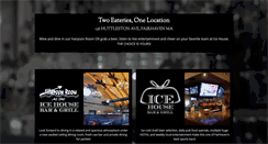 Desktop Screenshot of icehousebargrill.com